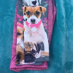 Size 14 leggings with puppies